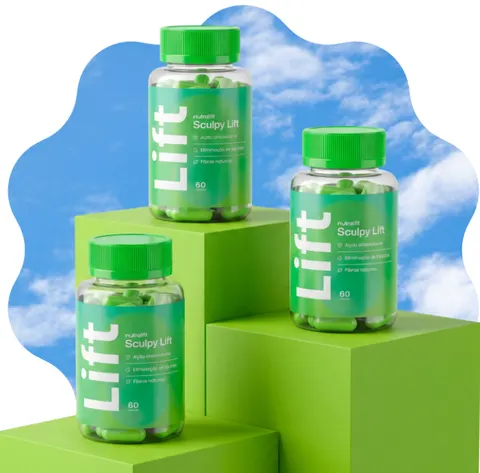 Potes do suplemento Lift Sculpy